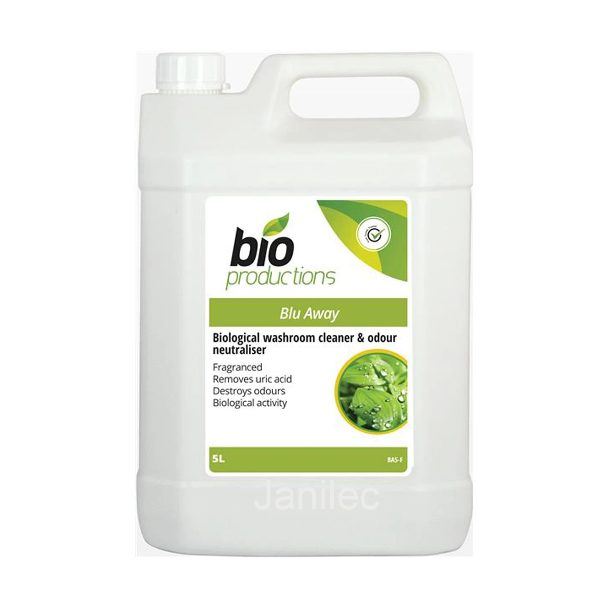 Bio-Production BA5 Blu Away Biological Washroom Cleaner & Odour Neutraliser