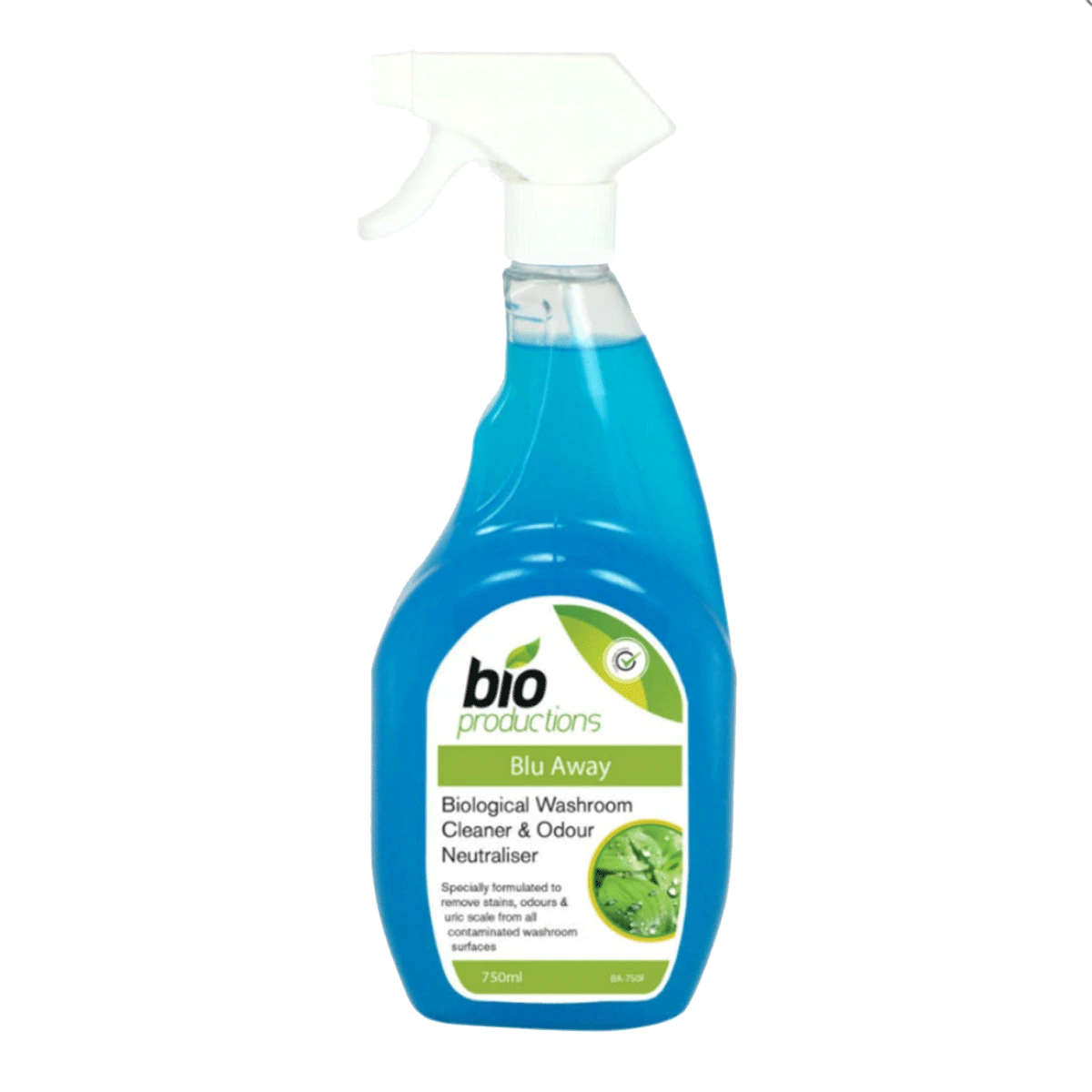 Bio-Production BA750 Blu Away Biological Washroom Cleaner & Odour Neutraliser