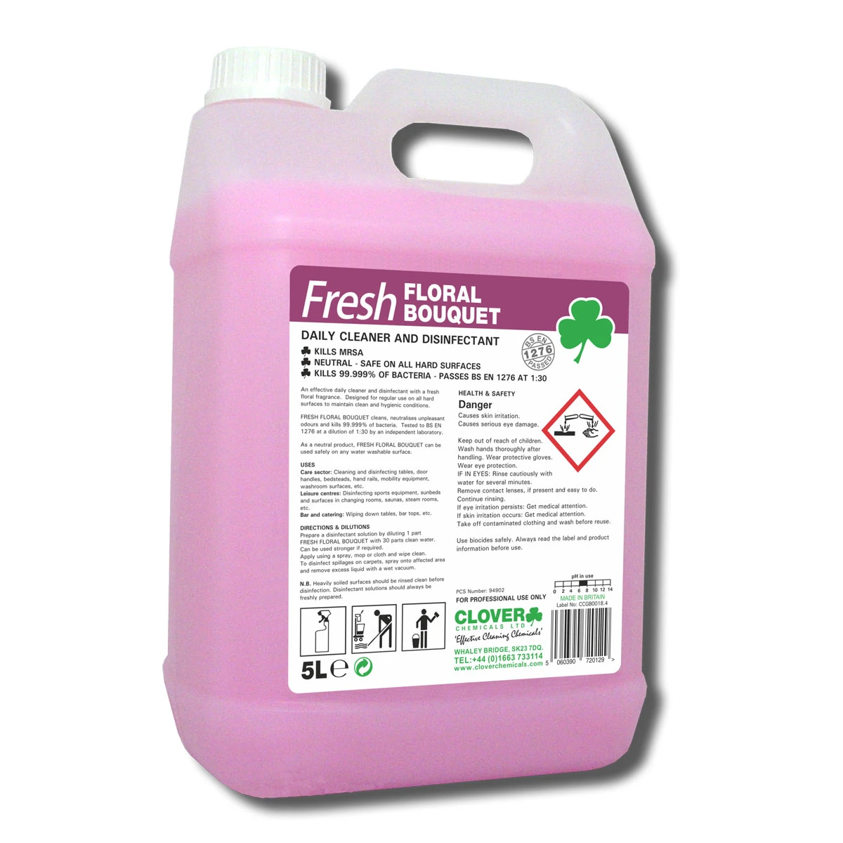 Clover Fresh Floral Bouquet Daily Cleaner Disinfectant