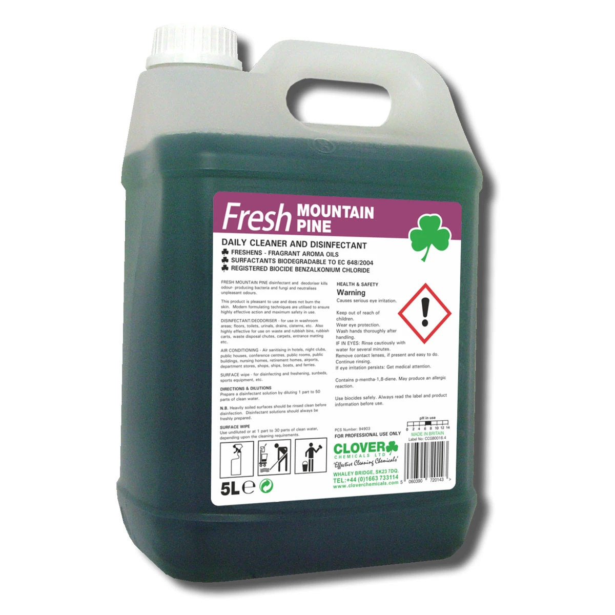  Clover Fresh Mountain Pine Daily Cleaner Disinfectant