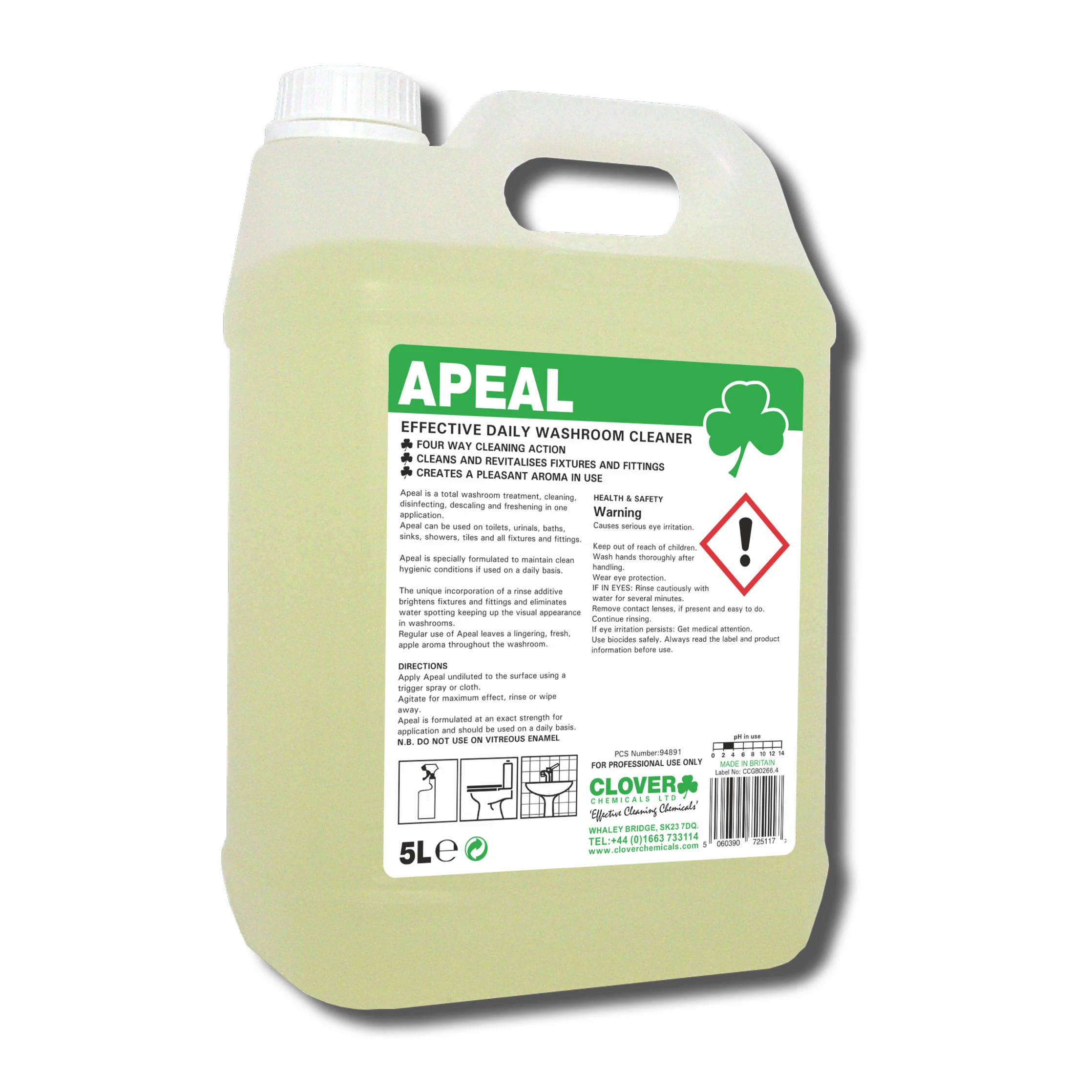  Clover Apeal Daily Washroom Cleaner 