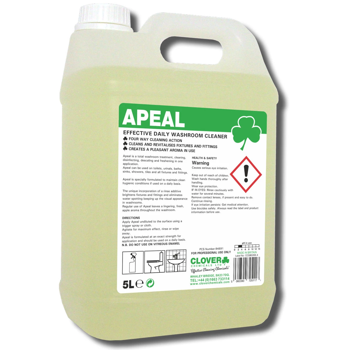 Clover Apeal Daily Washroom Cleaner 