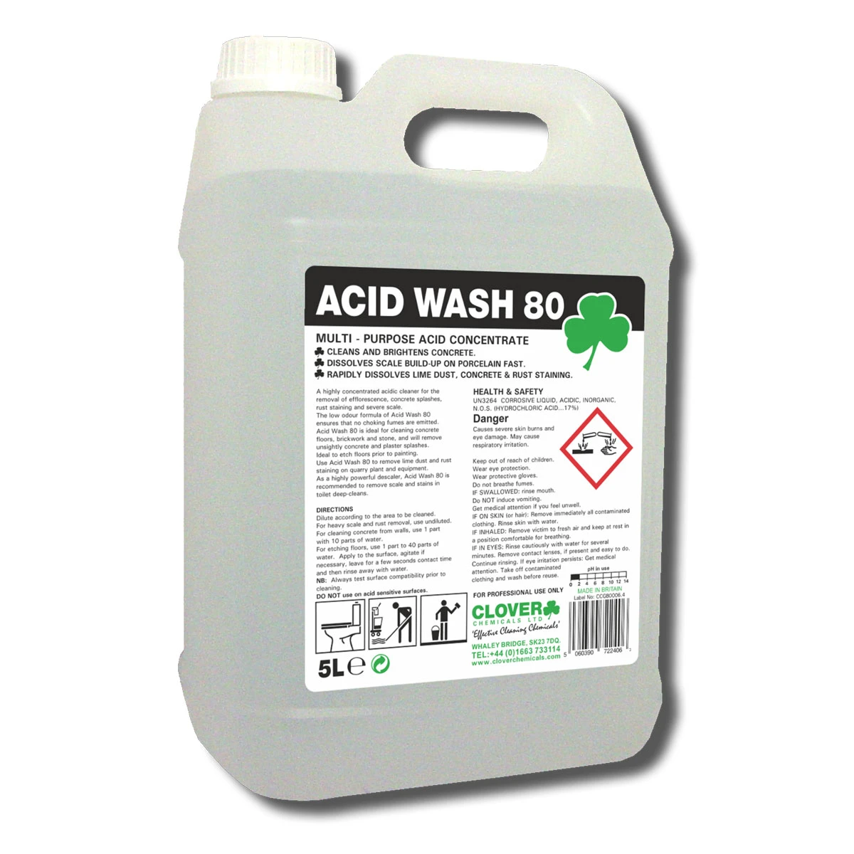  Clover Acid Wash 80 Extra Strength Acidic Cleaner