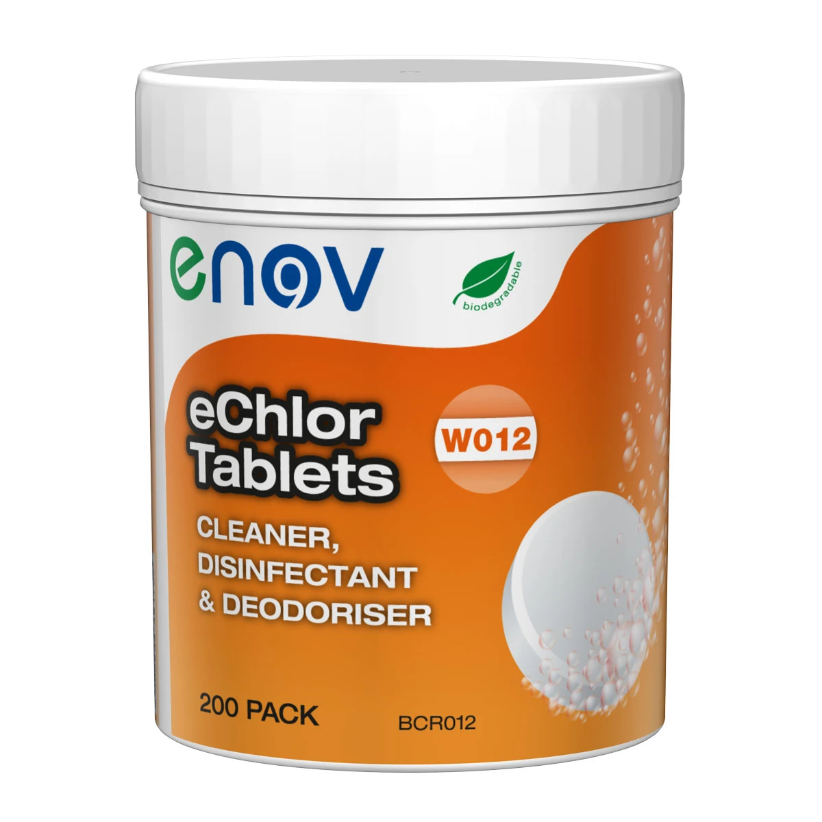  Enov eChlor Tablets W012 Cleaner, Disinfectant & Deodoriser