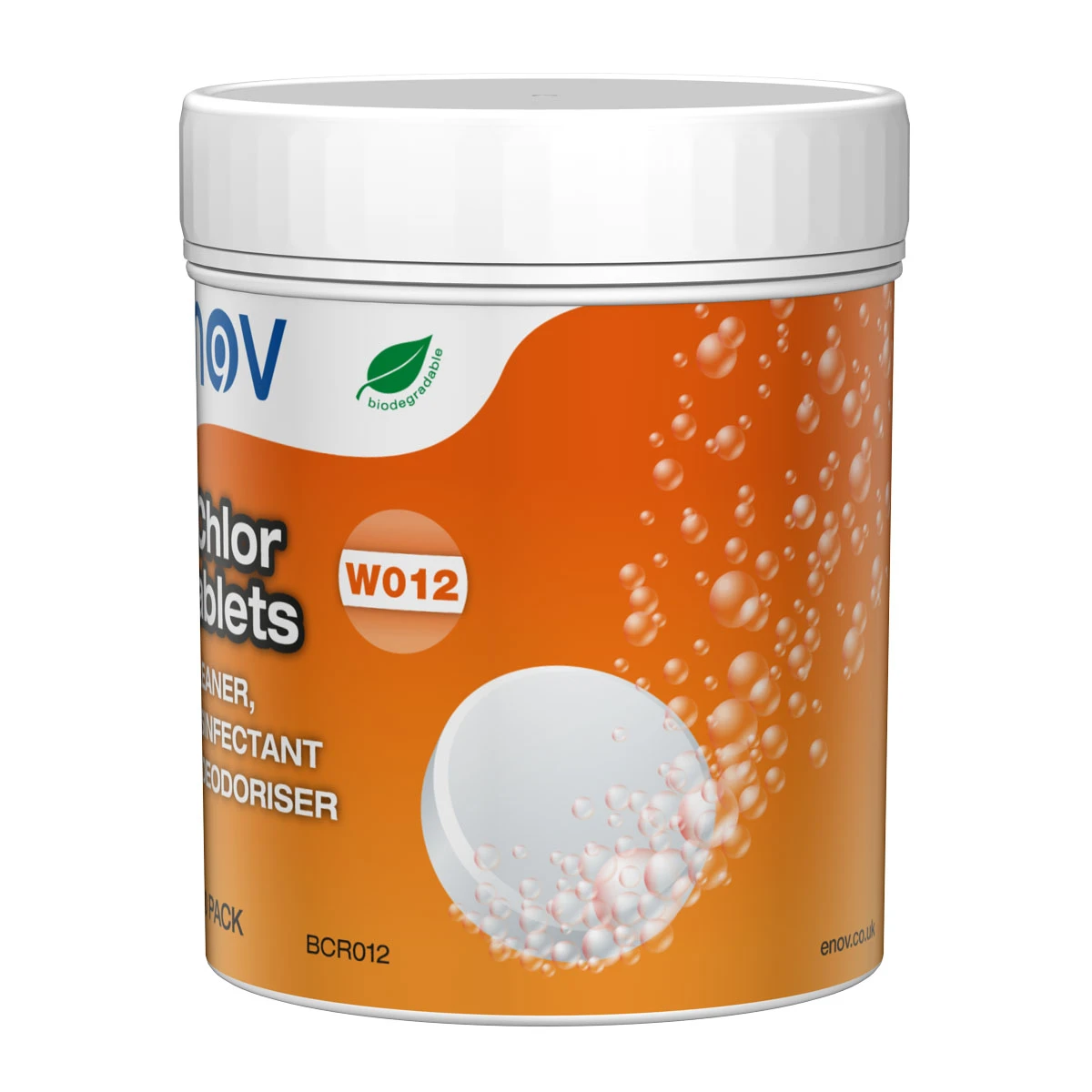 Enov eChlor Tablets W012 Cleaner, Disinfectant & Deodoriser