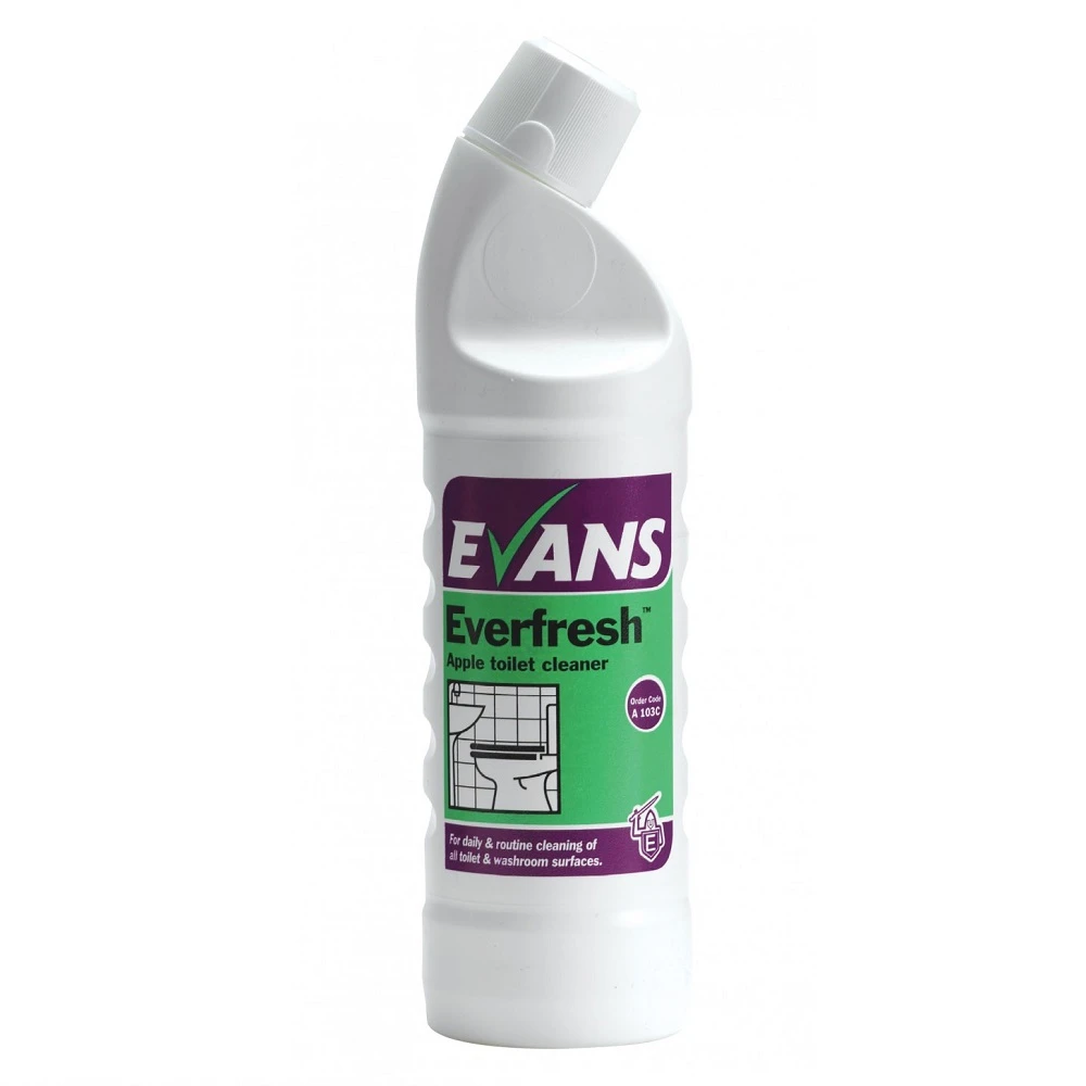 Evans Vanodine A103A Everfresh Apple Toilet &amp; Washroom Cleaner