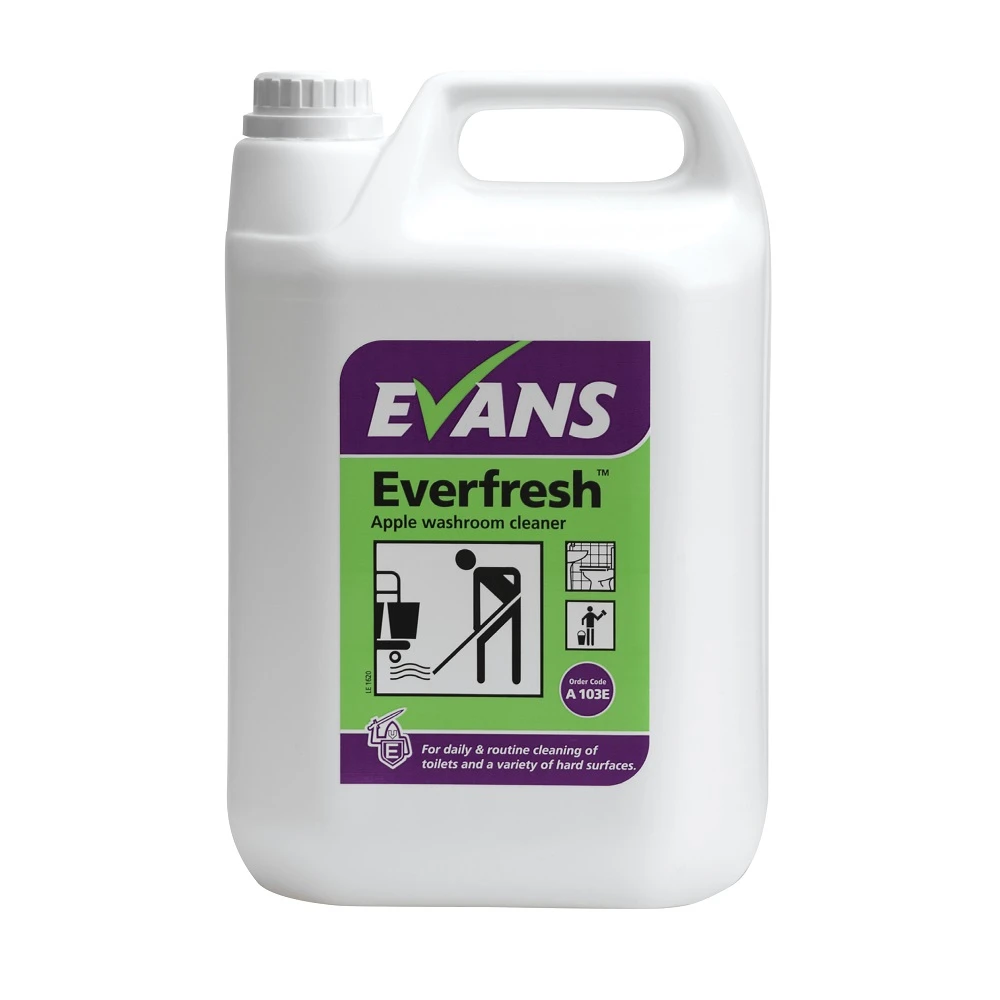 Evans Vanodine A103E Everfresh Apple Toilet & Washroom Cleaner