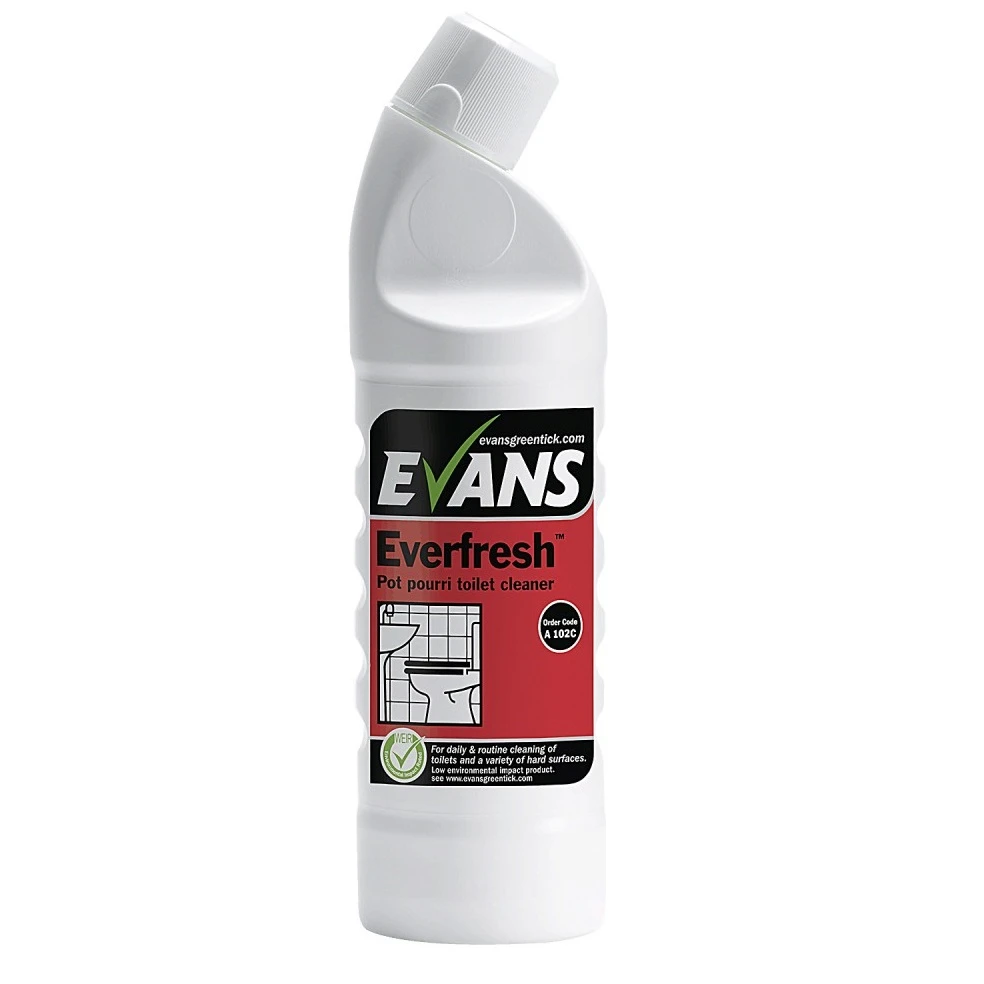  Evans Vanodine A102A Everfresh Pot Pourri Toilet & Washroom Cleaner