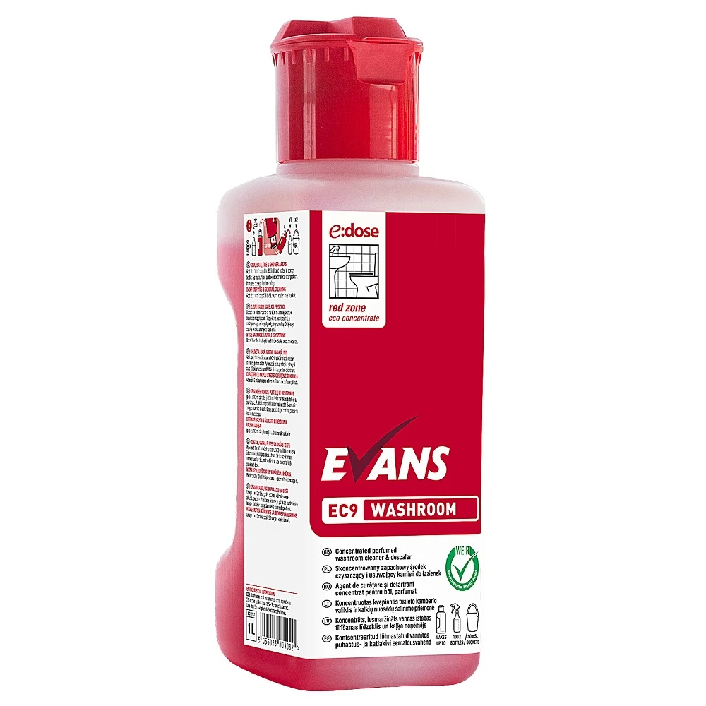  Evans Vanodine A057A EC9 Washroom Bactericidal Cleaner & Descaler