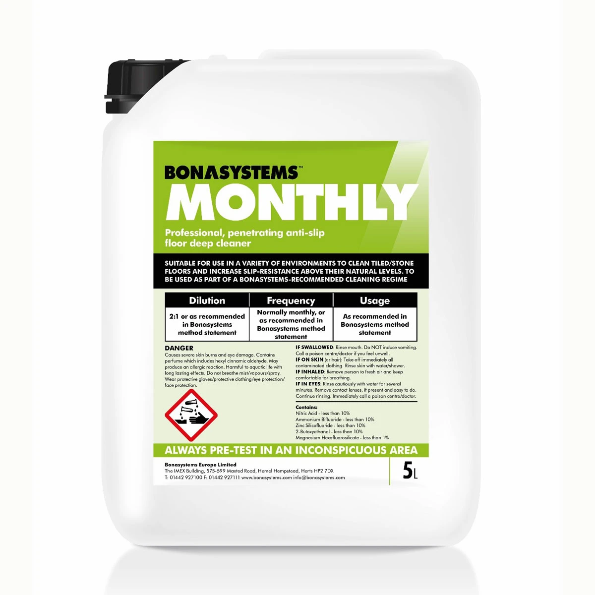  Bonasystems Monthly Anti-Slip Floor Deep Cleaner