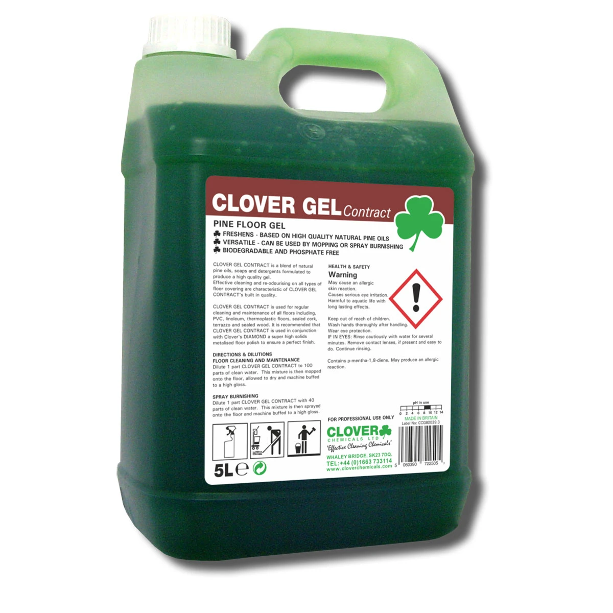  Clover Contract Pine Floor Gel 