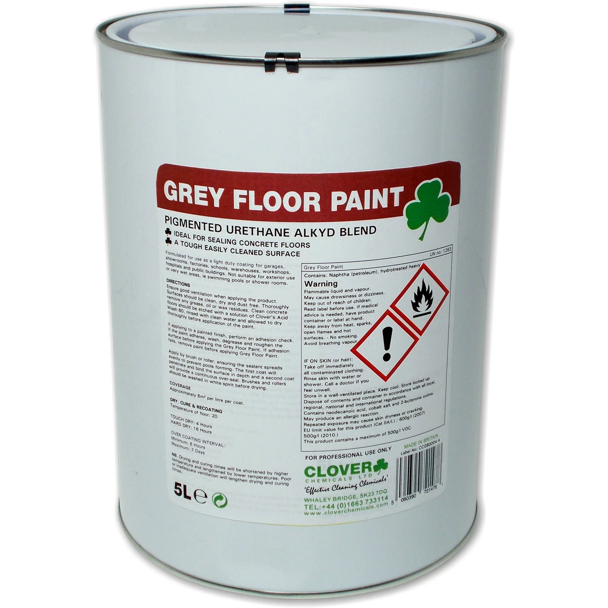 Clover Floor Sealant Grey Paint 