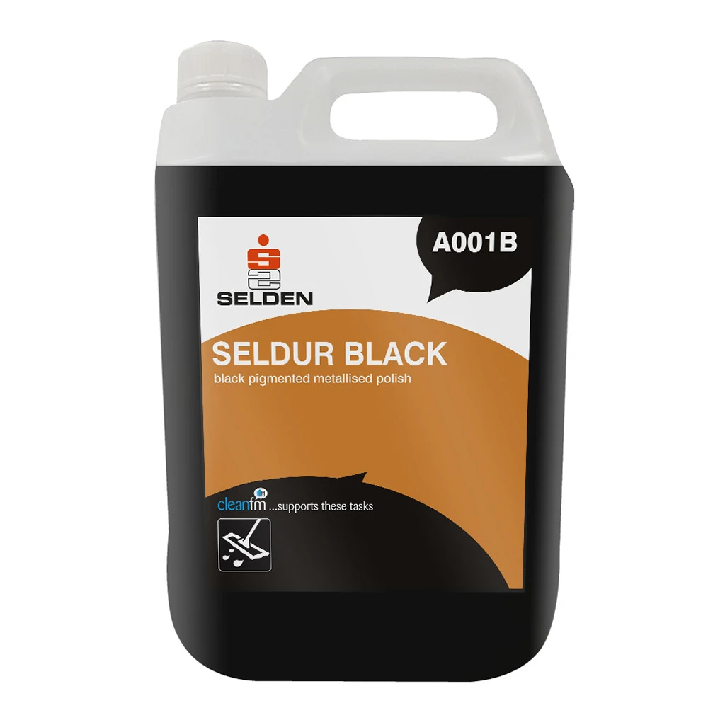 Selden A001B Floor Polish Seldur Black 