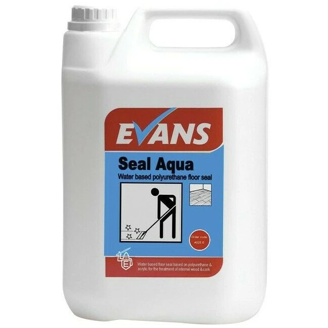 Evans Vanodine A025 Sealaqua Water Based Polyurethane Floor Seal