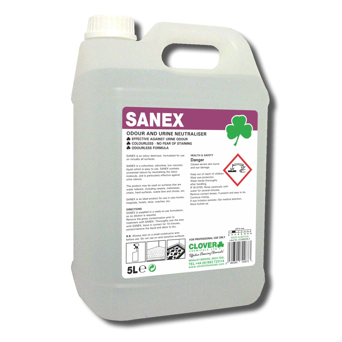  Clover Sanex Odour & Urine Neutraliser 