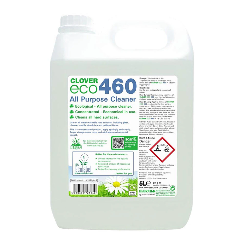 Clover Eco 460 All Purpose Cleaner 5L 