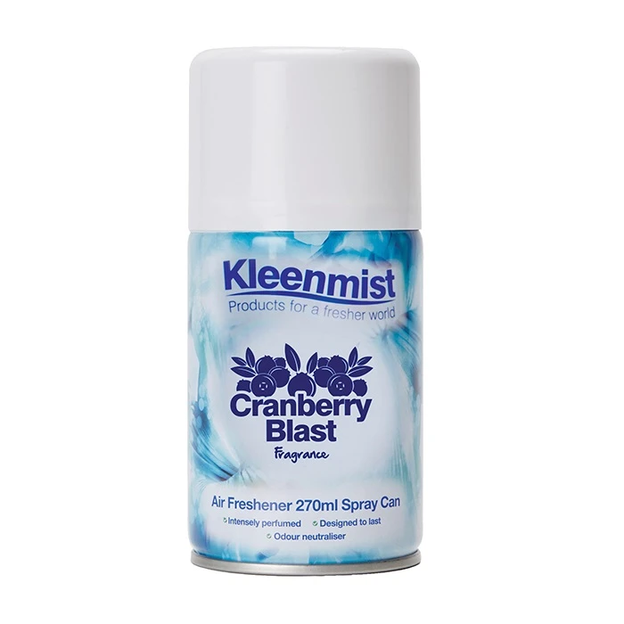 KleenMist Aerosol Air Freshener 270ml Refill Cranberry Blast