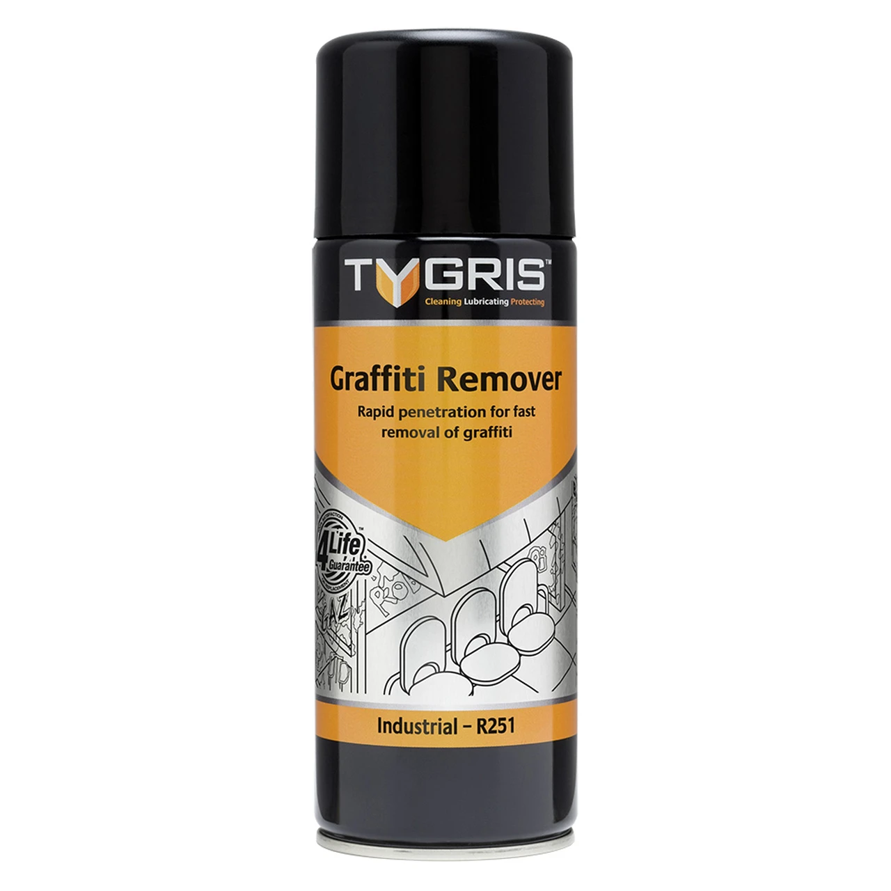  Tygris R251 Graffiti Remover Plastic Safe 