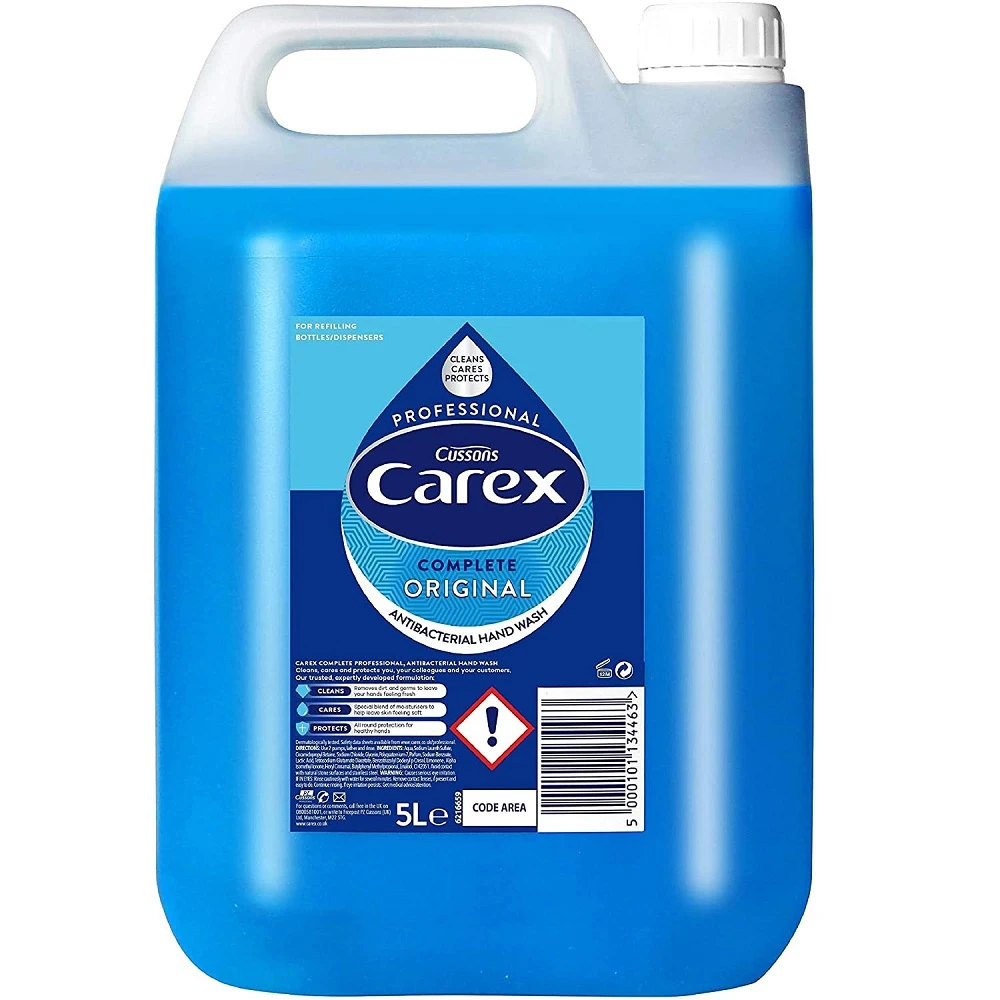  Carex Original Antibacterial Hand Wash 5 Litre