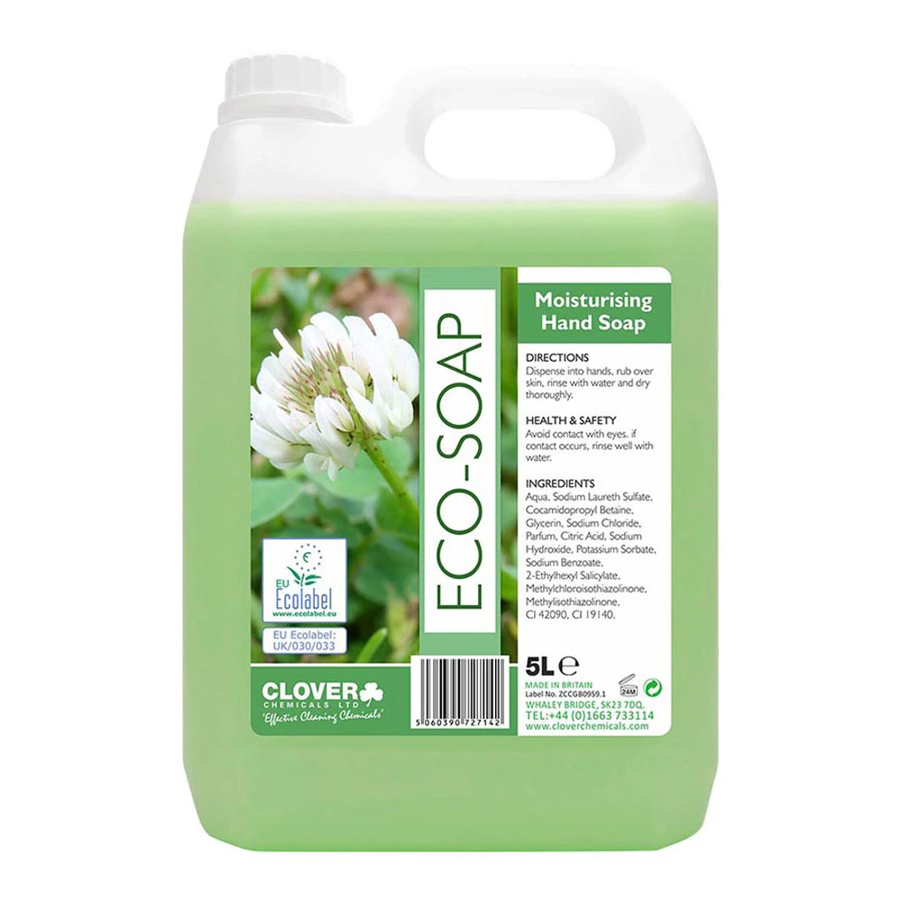  Clover Eco-Soap 473 Moisturising Hand Soap 5L