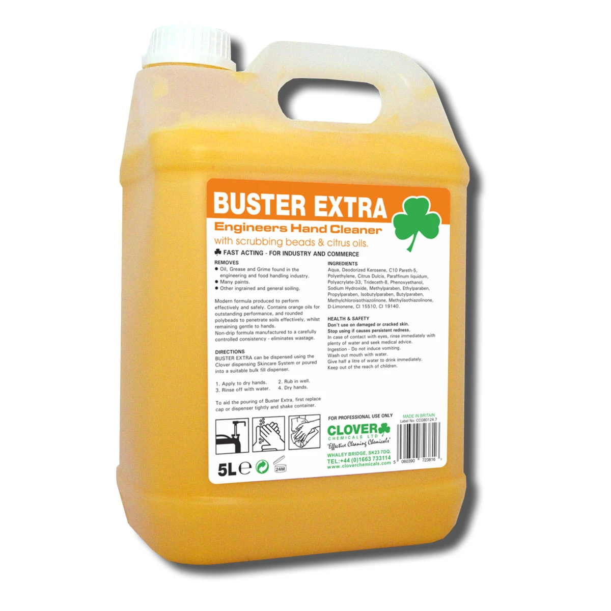  Clover Buster Extra Citrus Hand Cleaner 