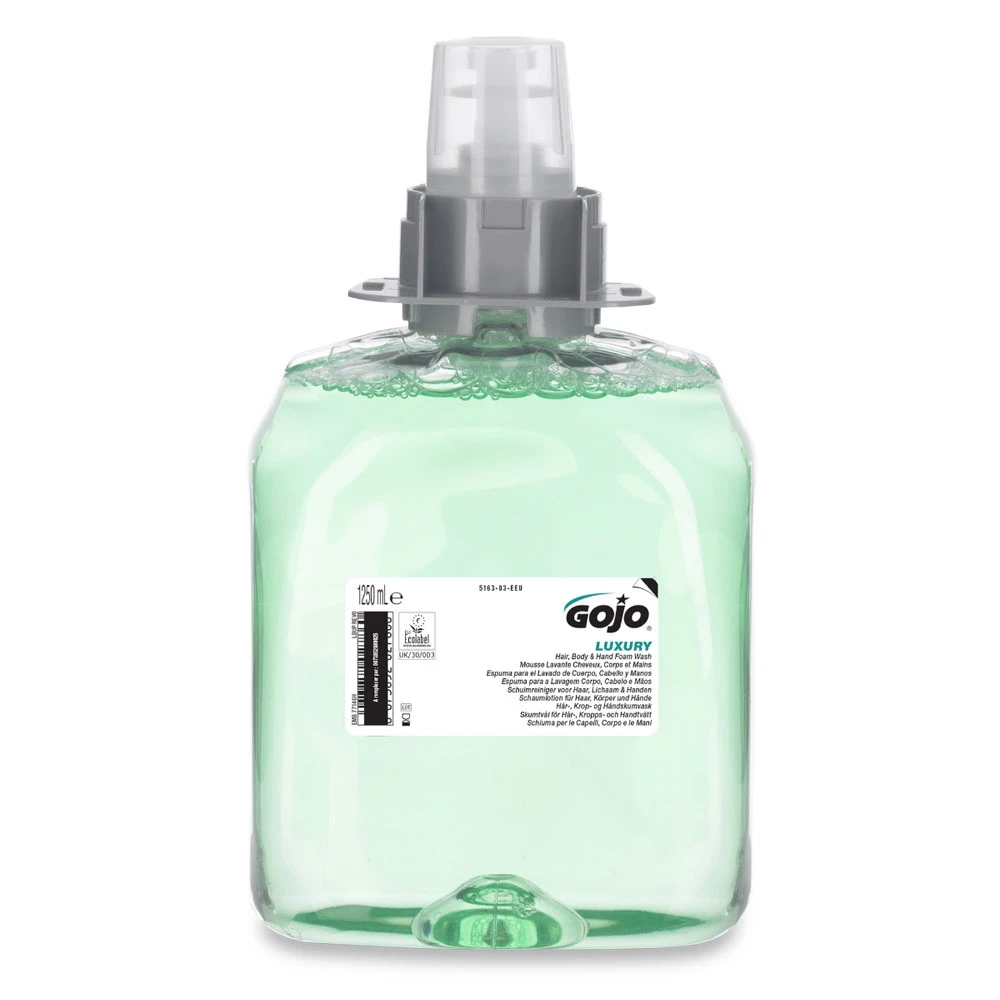  Gojo 5163-03 FMX-12 Luxury Hair, Body & Hand Foam Wash 1250ml