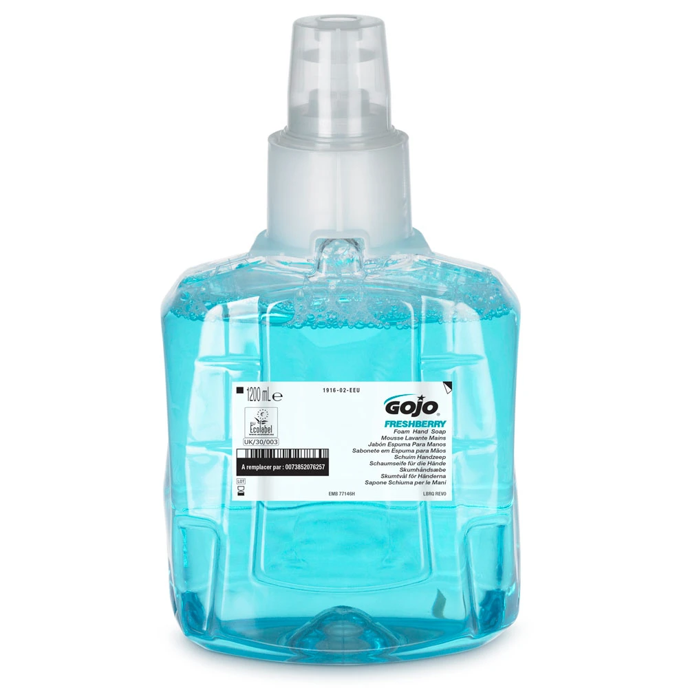  Gojo 1916-02 LTX-12 Freshberry Foam Hand Soap 1200ml