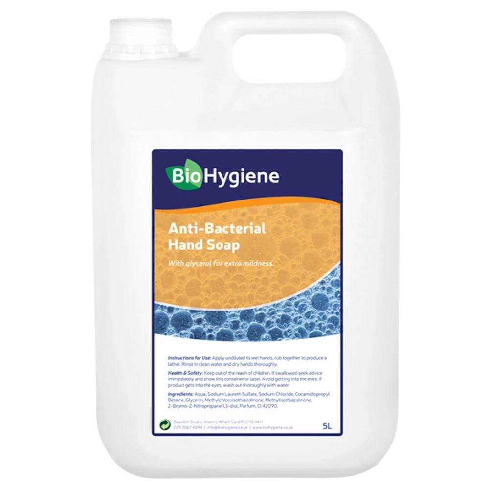 BioHygiene Antibacterial Hand Soap Fragranced 5L