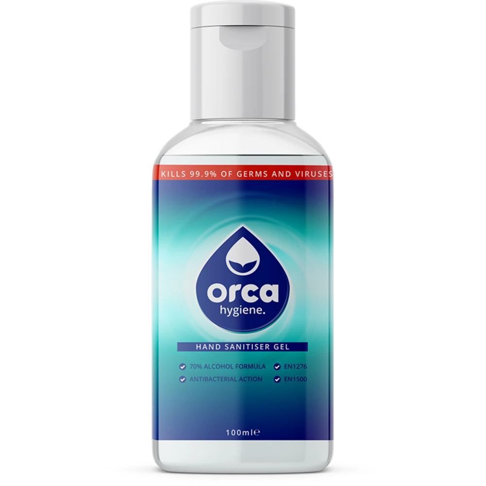  Orca H1 70% Alcohol Hand Sanitiser Gel 100ml Flip Top