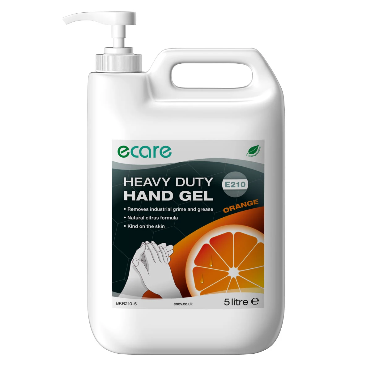 Enov E210K Orange Pumice Hand Cleanser Heavy Duty