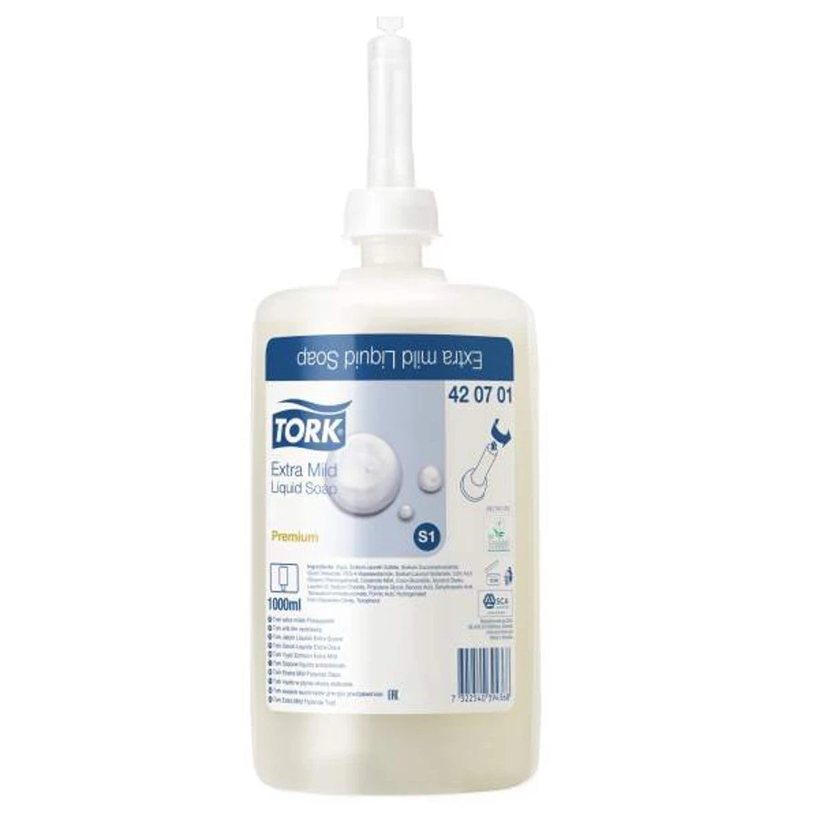 Tork S1 420701 Premium Foam Soap Extra Mild 1L