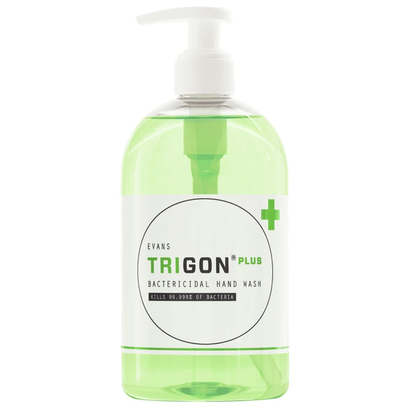  Evans Vanodine Trigon Plus Unperfumed, Bactericidal Hand Wash 500ml