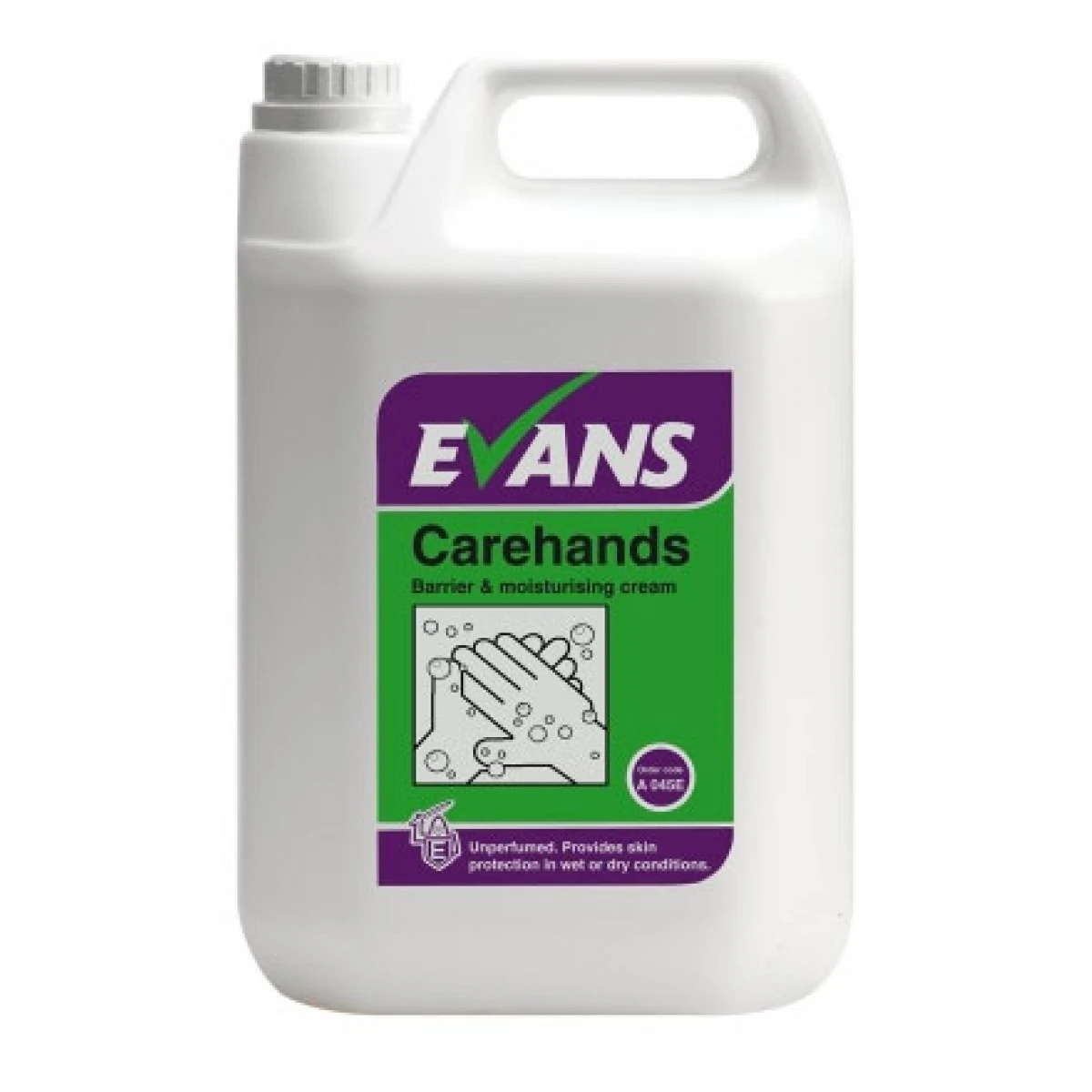  Evans Vanodine Carehands Hand Cream 5L 