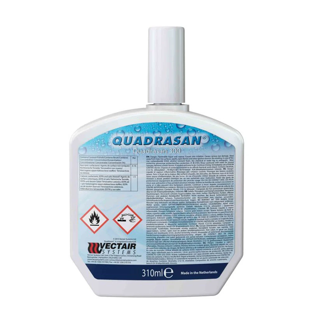 Vectair Quadrasan 300 Cleaner Odourless 310mL