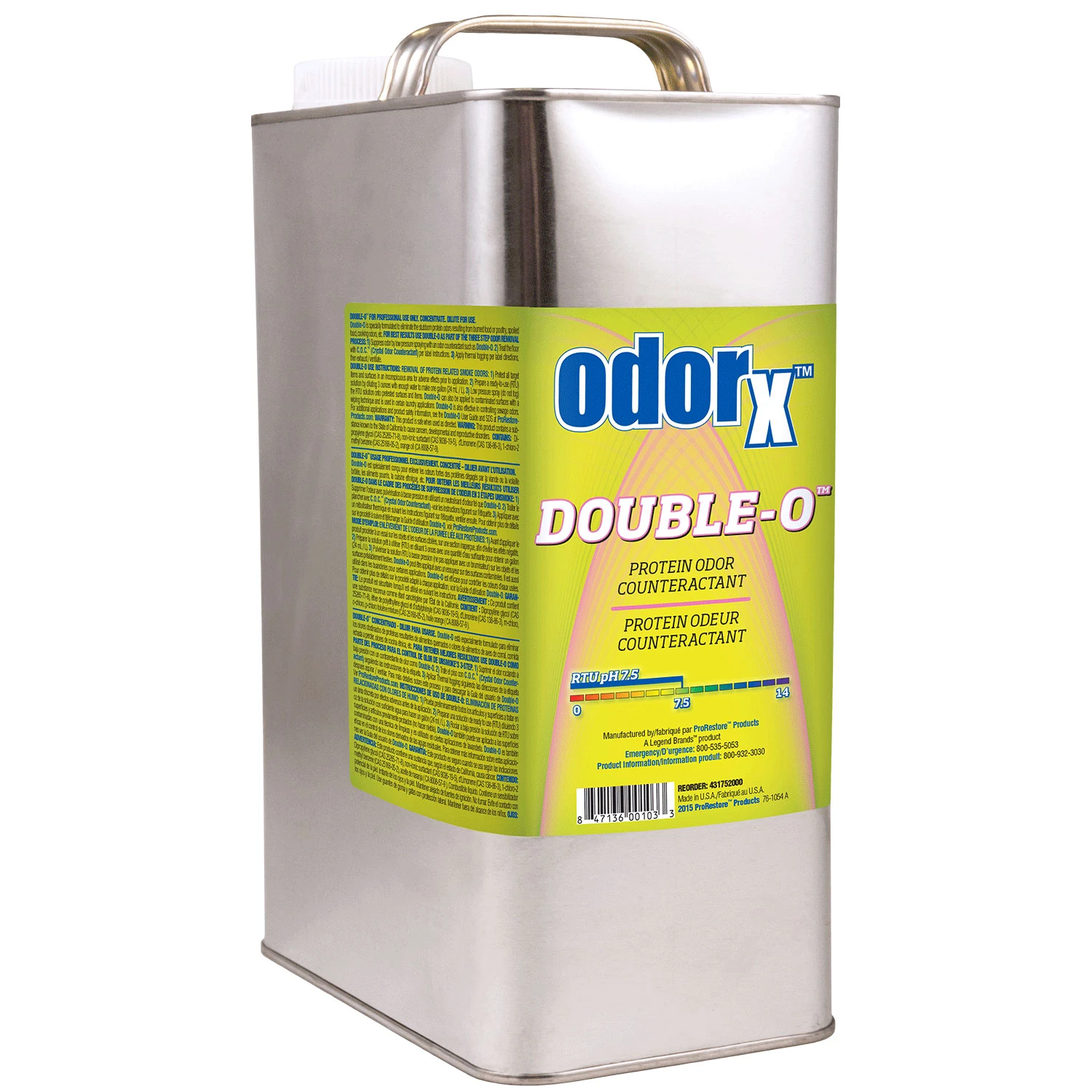  OdorX Double-O Protein Odour Neutraliser 3.80 Litre