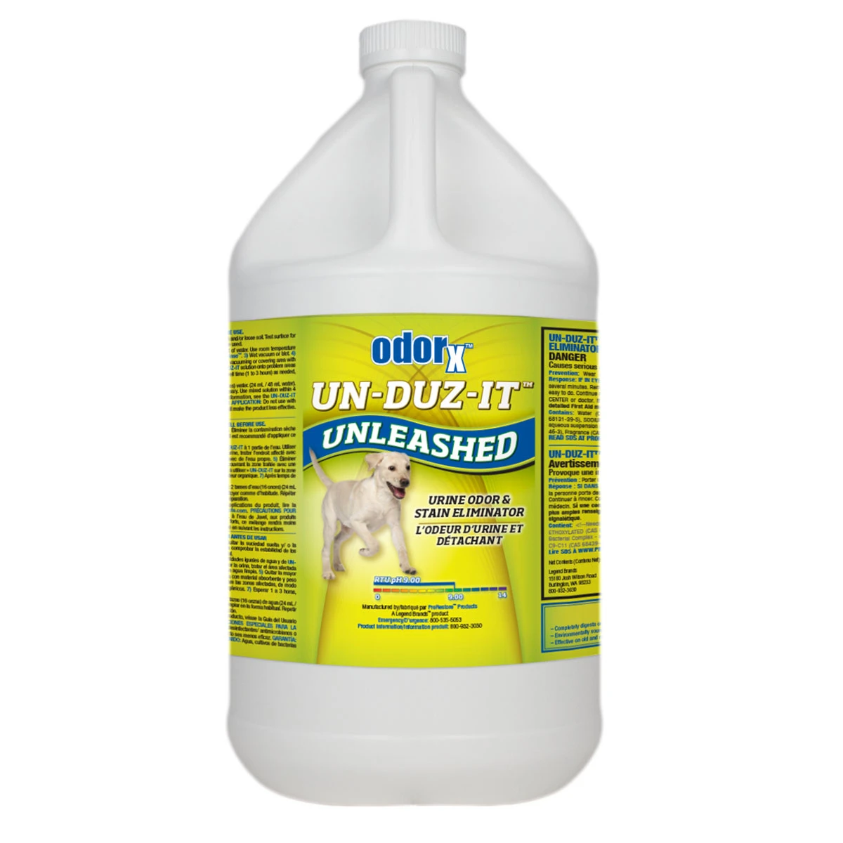  OdorX Un-Duz-It Unleashed Deodoriser Urine Stain Eliminator 3.80L