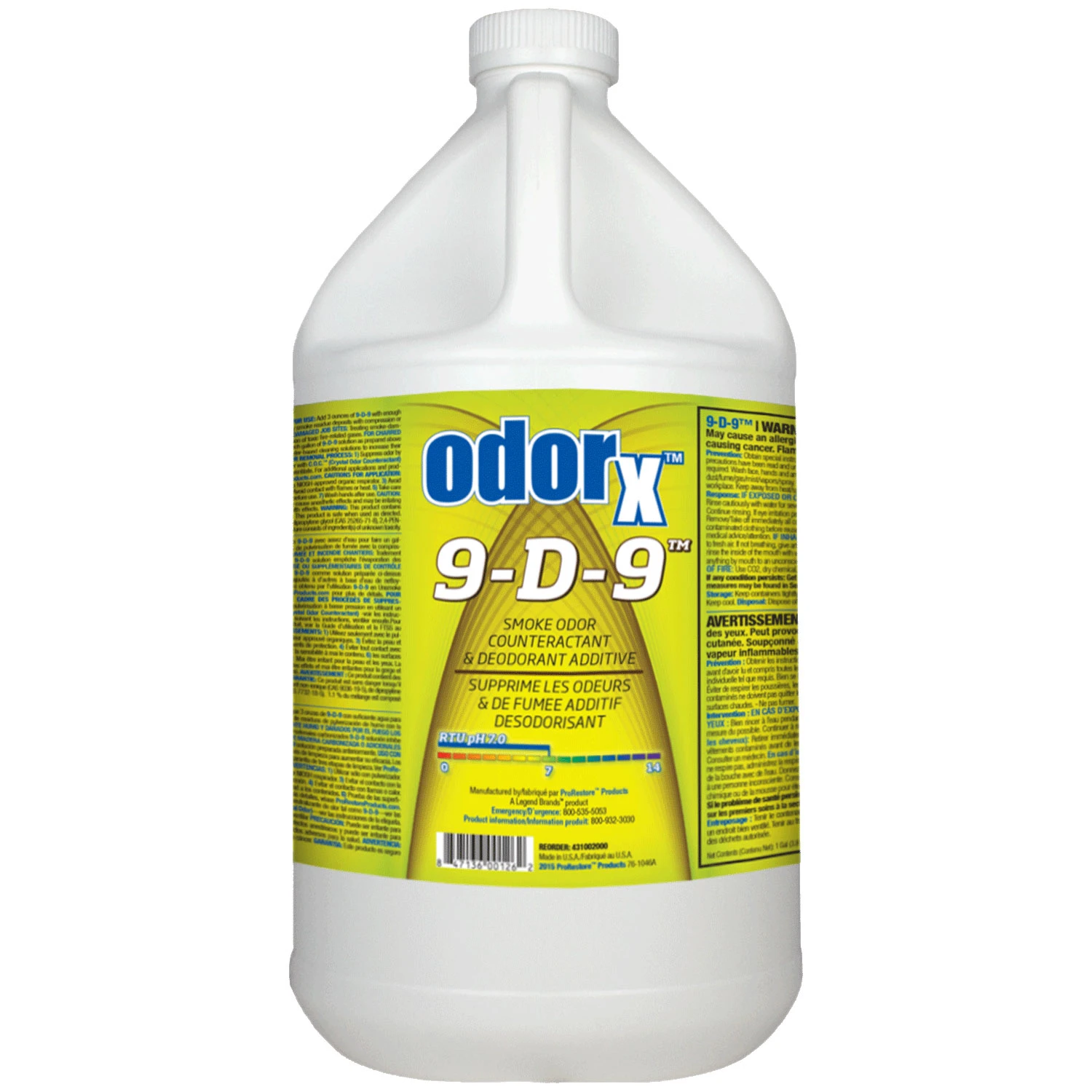 OdorX 9-D-9 General Purpose Smoke Neutraliser 3.80 Litre