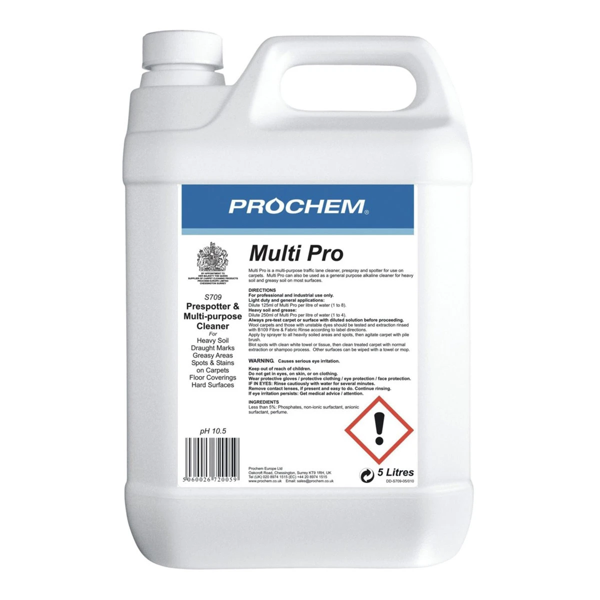  Prochem Multi Pro 5 Litre 