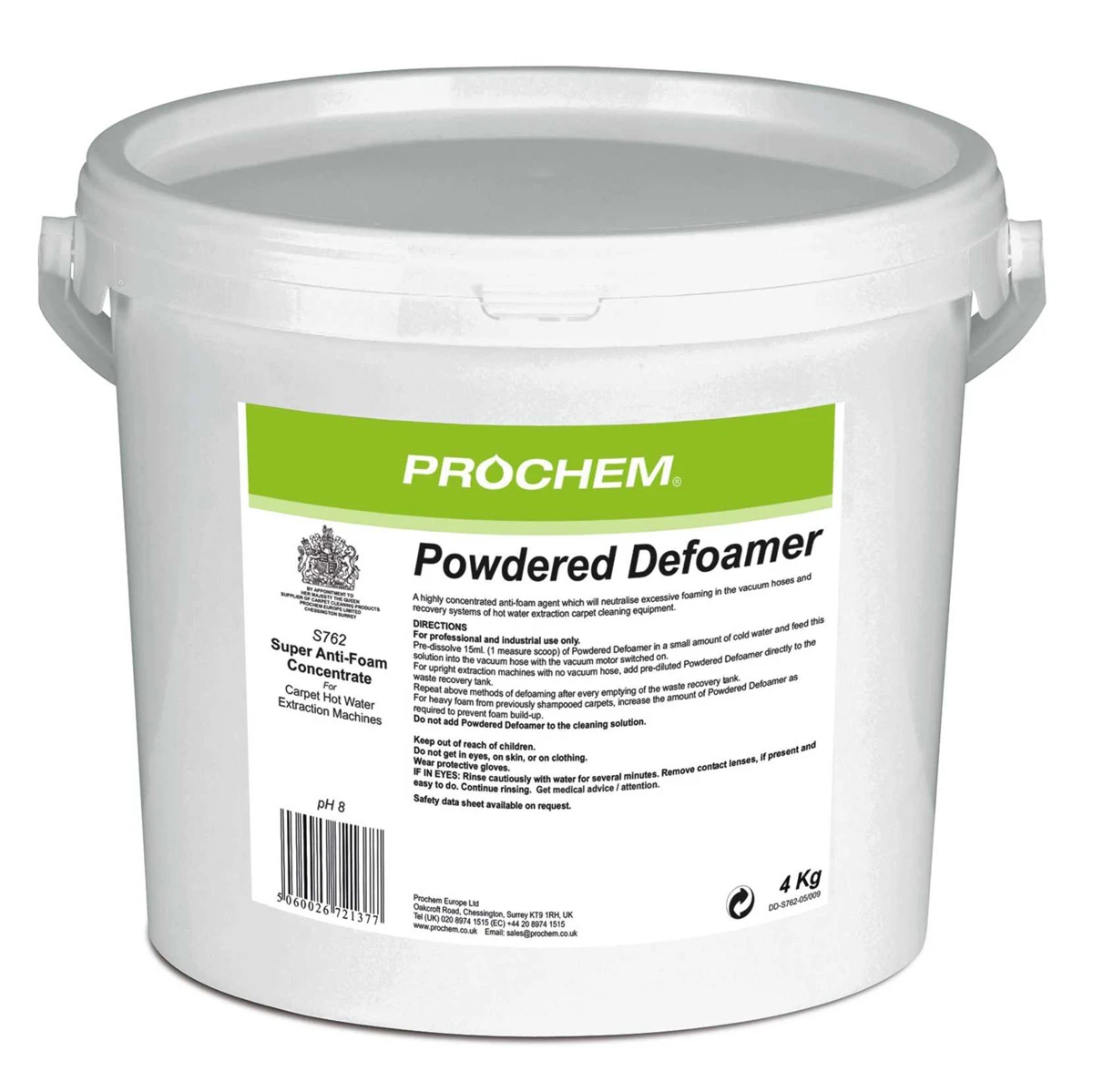  Prochem Powdered Defoamer 4Kg 