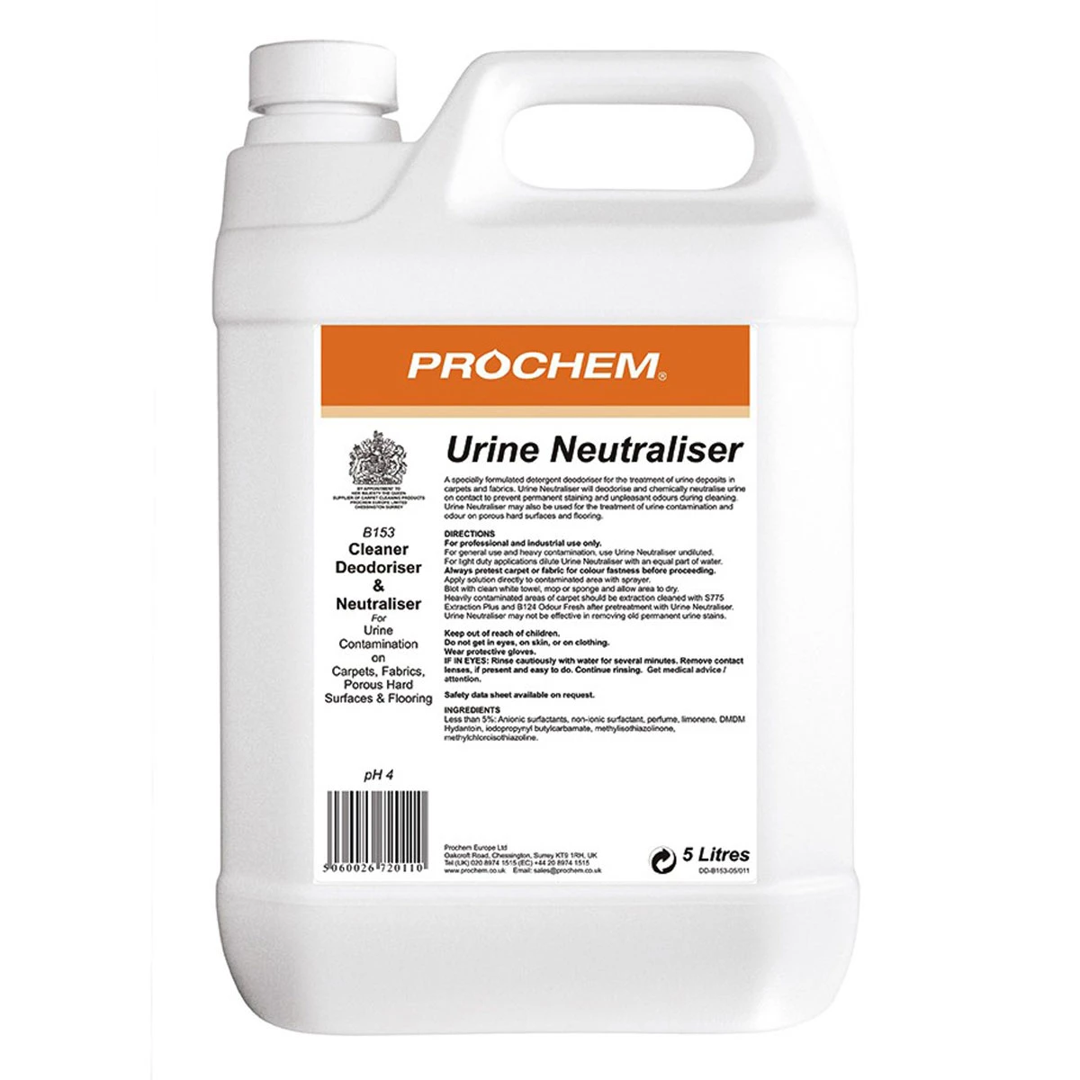 Prochem Urine Neutraliser 5 Litre 