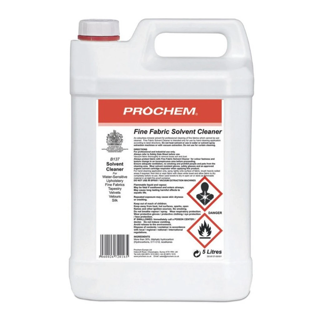 Prochem Fine Fabric Solvent Cleaner 5 Litre