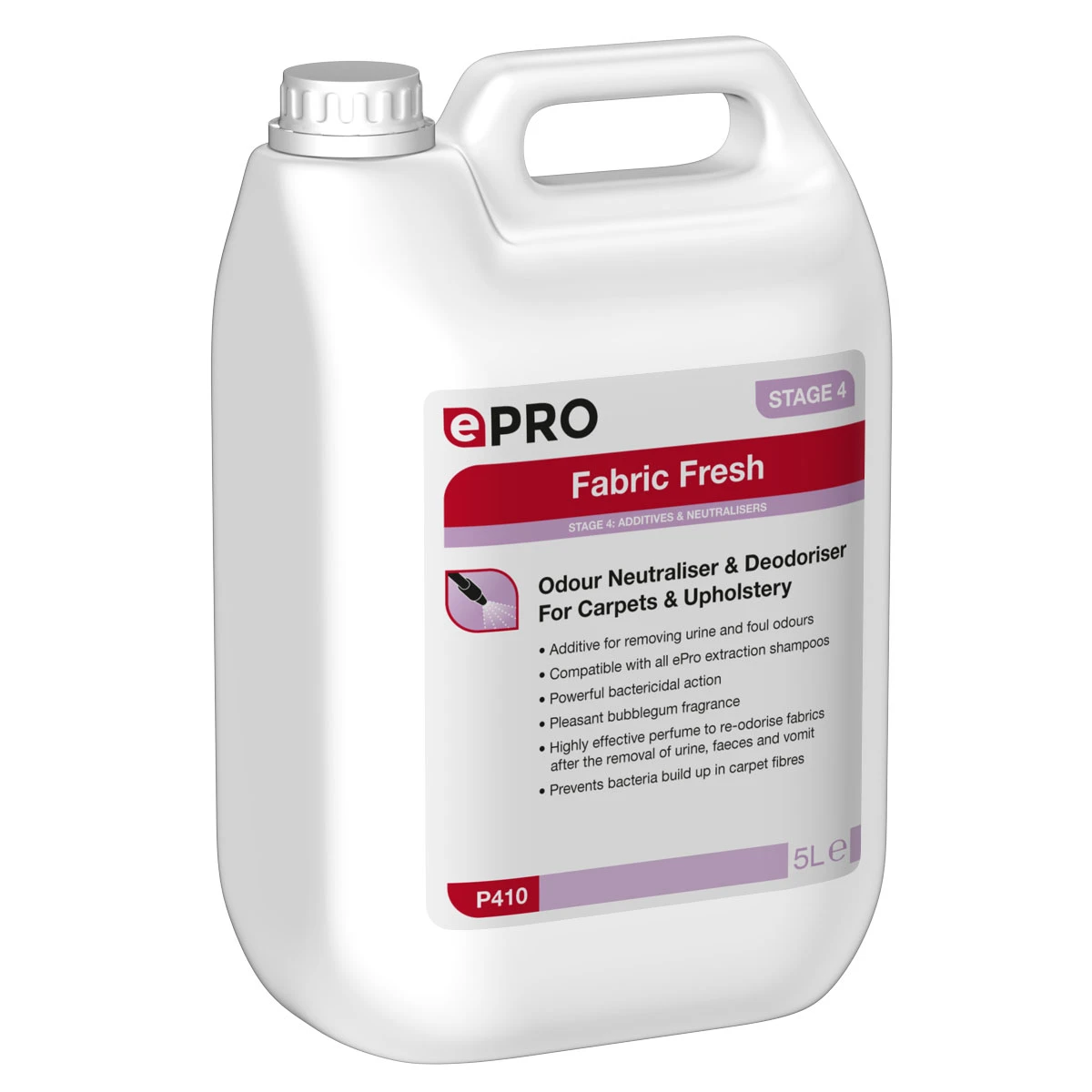 ePro P410 Fabric Fresh Bubble Gum 5 Litre 