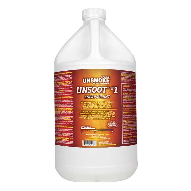 Unsmoke Unsoot Number 1 Encapsulate &amp; Deodourizing Sealer 3.78 Litres