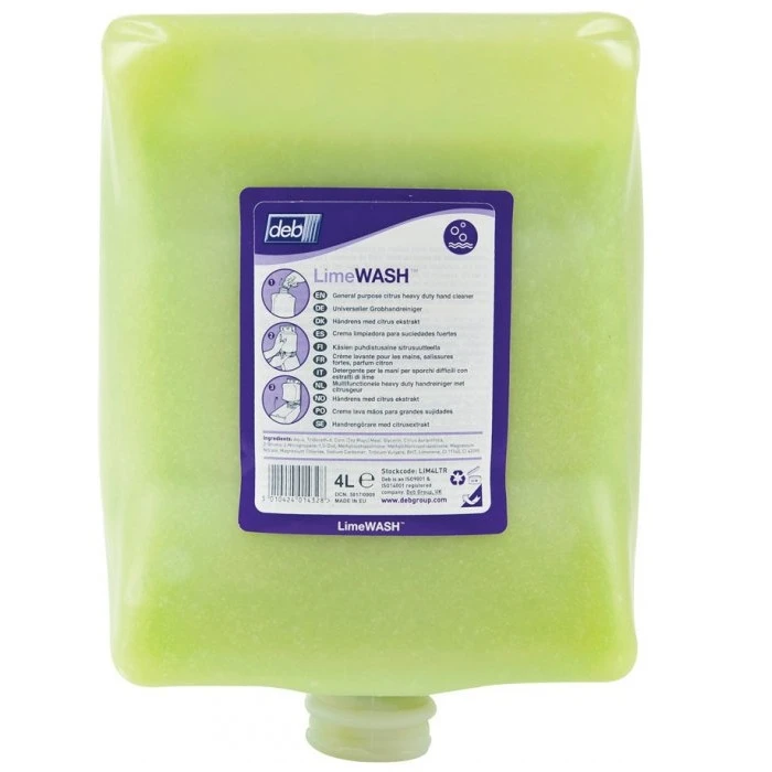  Deb Lime Wash Hand Cleanser 4 Litre Heavy Duty