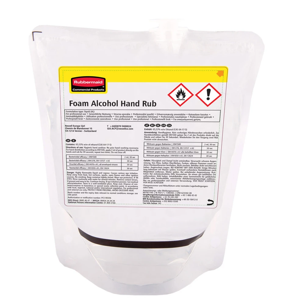 Rubbermaid Alcohol Hand Rub Refill 400ml