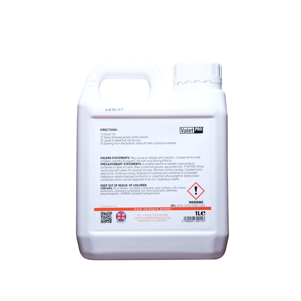 ValetPro EC1 Citrus Pre-Wash 1L 