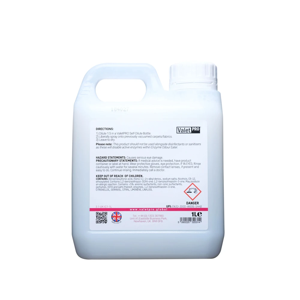 ValetPro IC1 Enzyme Odour Eater 1L 