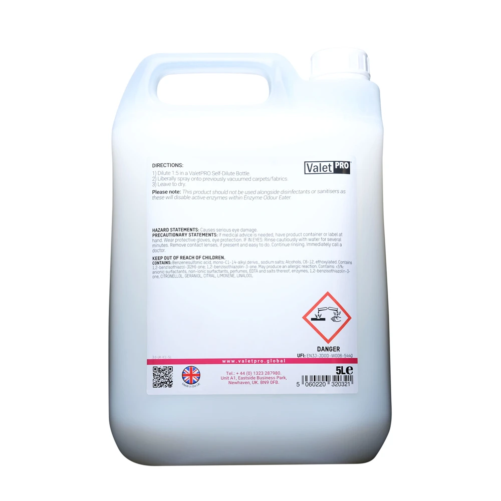 ValetPro IC1 Enzyme Odour Eater 5L 