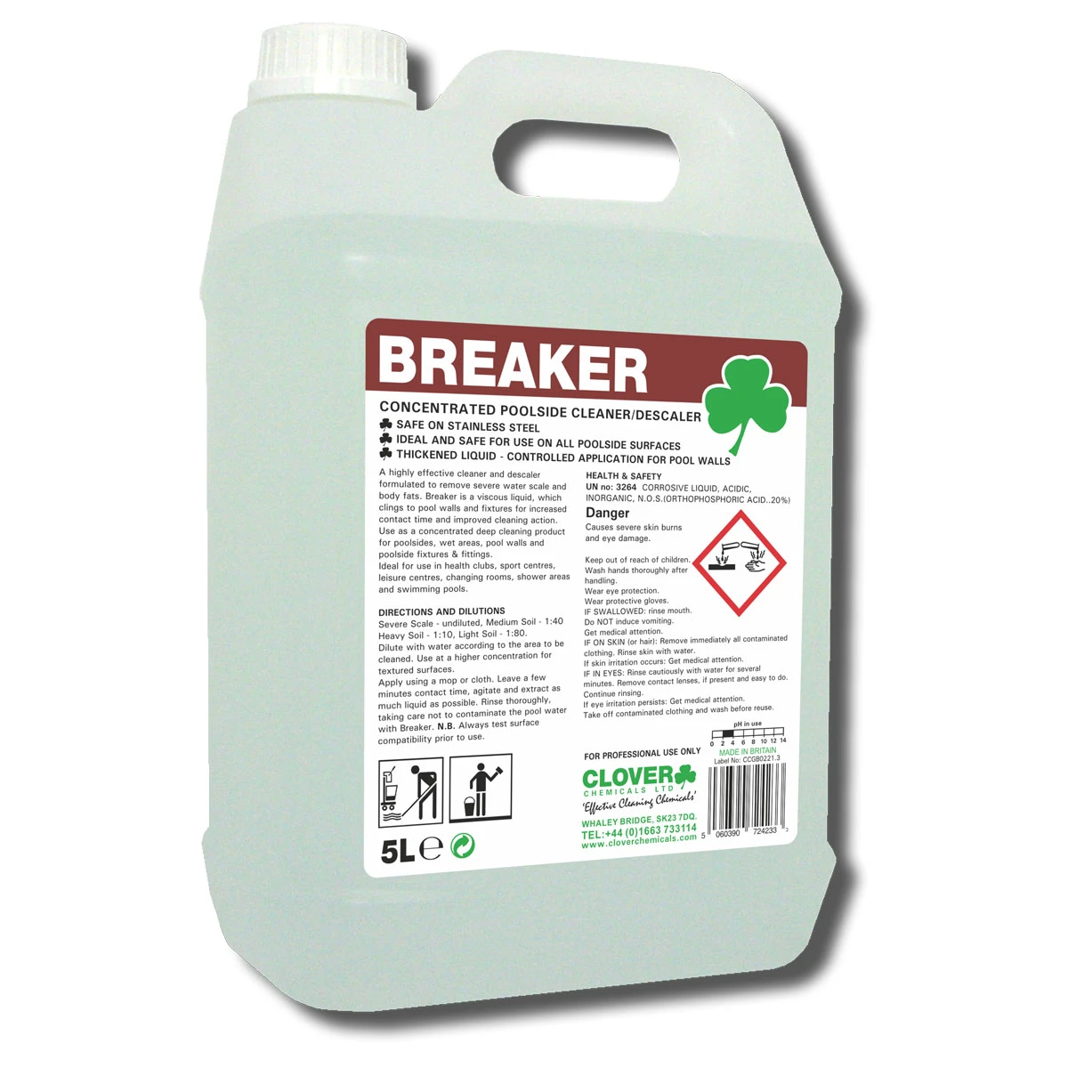 Clover Breaker Concentrated Cleaner Descaler