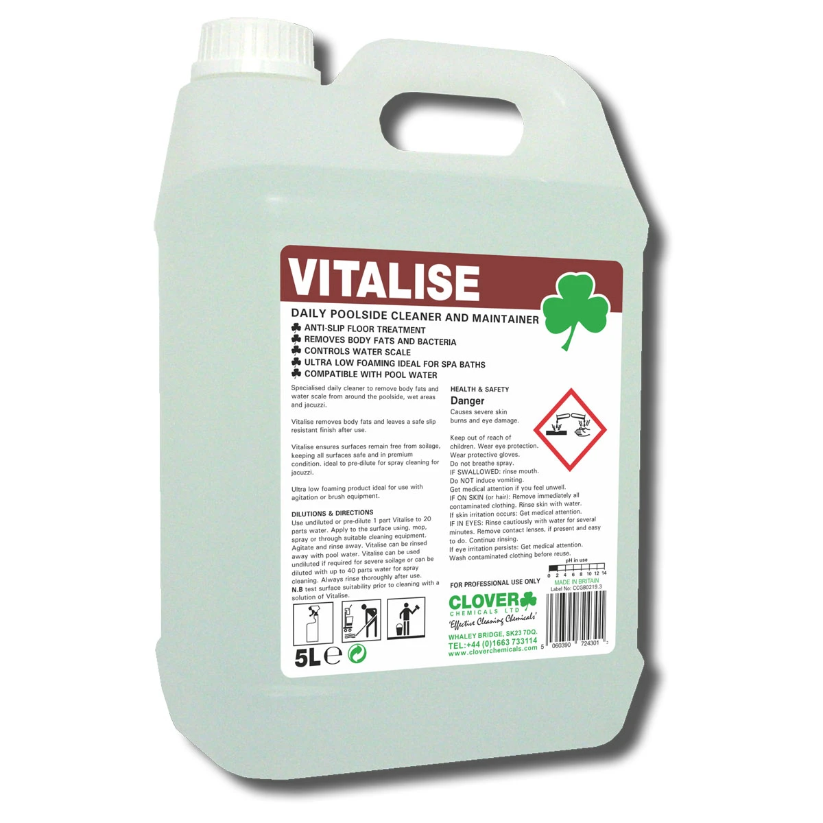  Clover Vitalise Daily Poolside Cleaner Maintainer